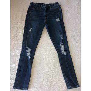 Hollister High Rise Crop Super Skinny Jeans size 5